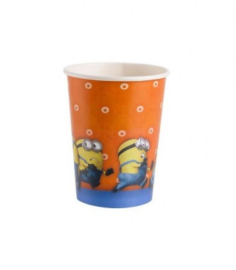 minions-bicchieri-carta-266-ml-8-pezzi